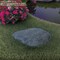 Decorative Outdoor Weather-Resistant Artistic Artificial Faux Stone Rock, Garden Patio Granite Grey Fiberglass Stone